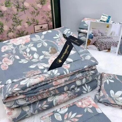 Neįvelkamas medvilninės patalynės komplektas, Marabella, su bambuku mikrogeliu, 200x230 cm Neįvelkamas medvilninės patalynės komplektas, Marabella, su bambuku mikrogeliu, 200x230 cm
