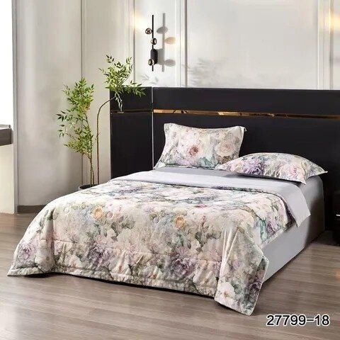Neįvelkamas patalynės komplektas, Luxury Sleep, su šilku ir bambuku, 150x200 cm (ruduo/žiema) 1 Neįvelkamas patalynės komplektas, Luxury Sleep, su šilku ir bambuku, 150x200 cm (ruduo/žiema) 1