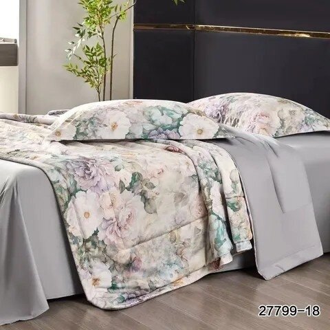 Neįvelkamas patalynės komplektas, Luxury Sleep, su šilku ir bambuku, 150x200 cm (ruduo/žiema) 2
