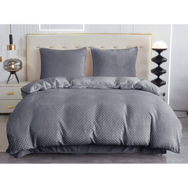 Pliušinis patalynės komplektas, Velour, 200x220 cm., 4 dalių Pliušinis patalynės komplektas, Velour, 200x220 cm., 4 dalių