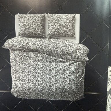 Premium satino medvilnės patalynės komplektas, 200x220 cm, 3 dalių
