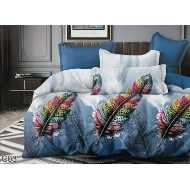Satino mikropluošto patalynės komplektas, 4 dalių, 220×200 cm Satino mikropluošto patalynės komplektas, 4 dalių, 220×200 cm