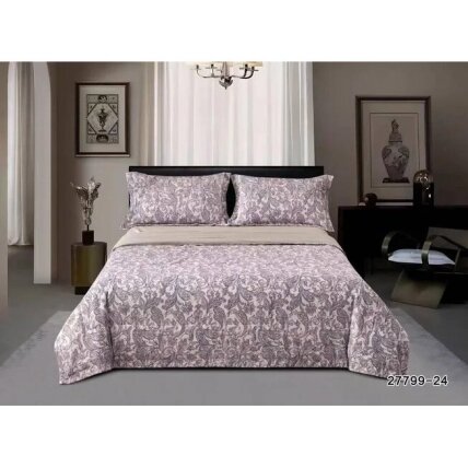 Šeimyninis neįvelkamas patalynės komplektas, Luxury Sleep, su šilku ir bambuku (ruduo/žiema) Šeimyninis neįvelkamas patalynės komplektas, Luxury Sleep, su šilku ir bambuku (ruduo/žiema)