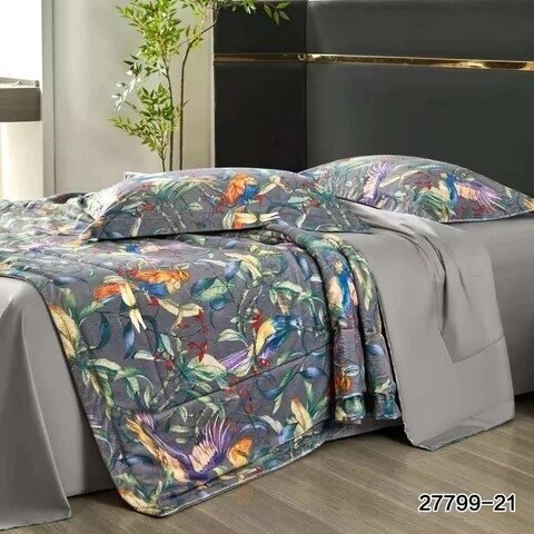 Šeimyninis neįvelkamas patalynės komplektas, Luxury Sleep, su šilku ir bambuku (ruduo/žiema) 2